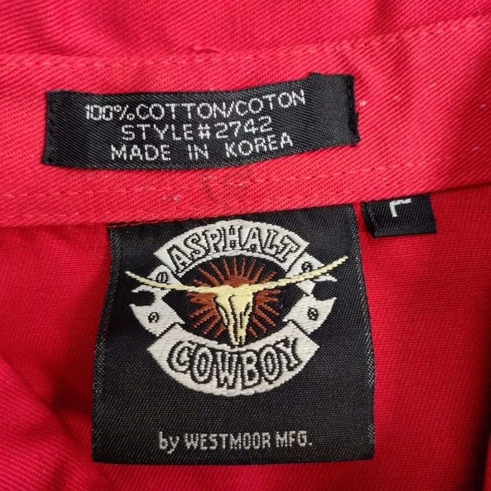 Asphalt Cowboy Western Men's Button Up Rodeo Shirt Size Large NWOT - Picture 8 of 8